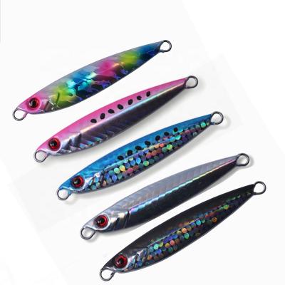 China PESCA Fishing Swimming Lure 20g 30G 40g 60g 80gDe Slow Throwing Fish Lead Fish Action Seawater Metal Jig Building Lure for sale