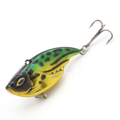 China Durable 6cm, 11g Best Selling 3D Eyes Sinking Vib Bait Fishing Lure Hard Saltwater Fishing Tackle Vib Lures 2021 for sale