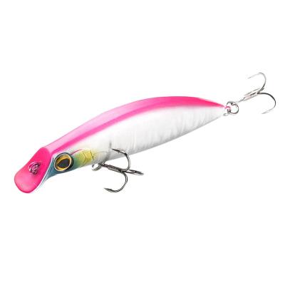 China Bass Fishing Tackle Oem Japan Topwater Hard Plastic Floating Crank Minnow 75mm Minnow Fishing Lures Lipless 7g for sale