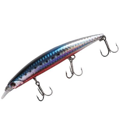 China Durable 120mm, 23g Newcomers 3D Eyes Sinking Minnow Lures Salt Water Fishing Hard Minnow Fishing Tackle Minnow for sale