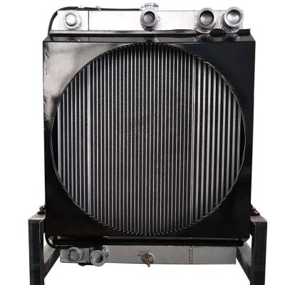 China Custom Machinery Repair Shops Engine Intercooler Hydraulic Oil Heat Exchanger, Aluminum Plate-fin Radiator Air Oil Cooler for sale