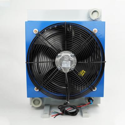 China Material of Construction Shops Heavy Duty Hydraulic System Heat Exchanger Truck Transmission Oil Cooler With AC Fan for sale