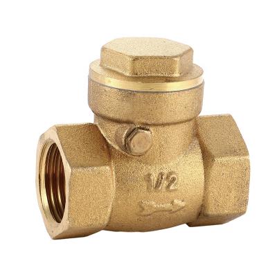 China General Supplier Professional 1/2-2 Inch Swing Valve JC-311 Brass Horizontal Check Valve for sale