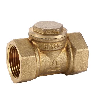 China JC-310 Factory General Wholesale Customized Swing Horizontal Damping Brass Check Valve for sale