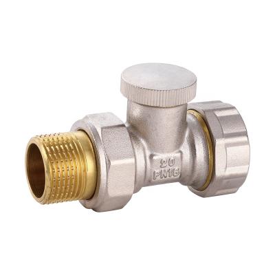 China General Competitive Price JC-685 Nickel Plated Straight Female To Male Threaded Swing Pool Valve Return Valve for sale