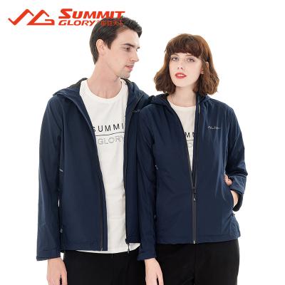 China Custom Made High Quality Outdoor Camping Breathable Climbing Windproof Waterproof Jacket for sale