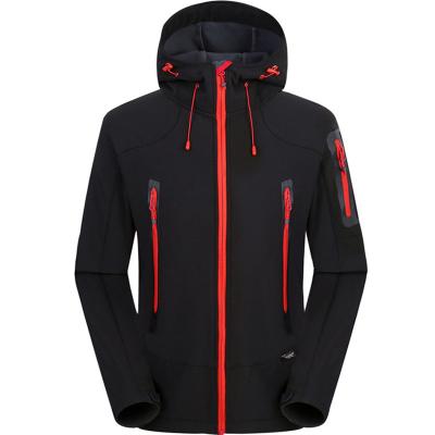 China Plus Size 2021 New Custom Outdoor Soft Shell Jacket Windproof Mountaineering Camping Jacket Men and Women Jacket for sale