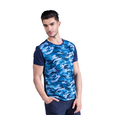 China Good Woodland Camouflage Camouflage Army Unisex Breathable Sweat Absorbent Tactical T-shirts for sale