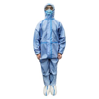 China Professionally Manufactured High Quality Cheap Disposable Protective Suit Medical Zipper Front Closure for sale