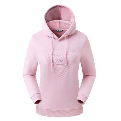 China Wholesale Custom Breathable Logo Cotton Fabric Oversized Girls Women Pullover White Hoodie for sale