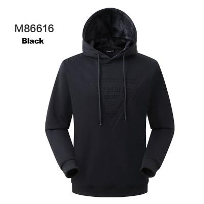 China Breathable Black Color Carry On Hot Custom Size Print Joggers And Hoodies Men Size With Cotton for sale