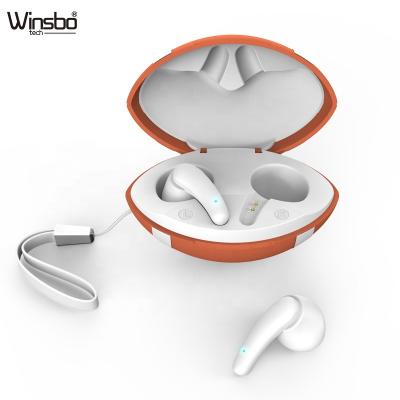 China In-ear baseball design with charging case for smart phone stereo radio headphones hi-fi headphones with LED display for sale