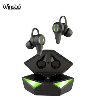 China In-ear True Wireless Earbuds With Low Latency Mic Gaming Bt Headphones Touch Control Latency TWS Earbuds With Charging Case for sale