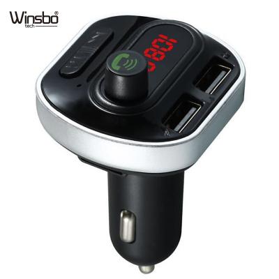 China 5 Meters Factory Price Cheap Fm Transmitter BT Car Kit Dual USB Car Charging Car MP3 Player for sale