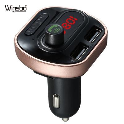 China 5 Meters New Car Fm Transmitter MP3 Player Wireless USB Radio Charger Tooth Blue Car Kit for sale