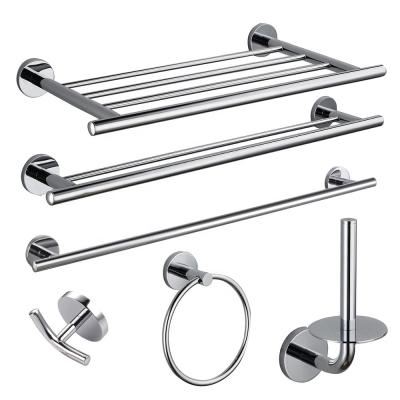 China Durable/Fashion/Economical KEDAH Brass Towel Rack Towel Ring Towel Ring Toilet Paper Holder 6 Pieces Hardware Set Accessories Bathroom for sale