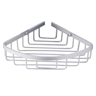 China Durable/fashion/Economic hot selling single corner shelf shower caddy KEDAH bathroom champoo storage corner aluminum shelf for sale