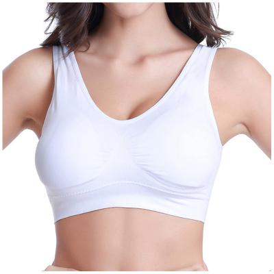 China Women's Breathable U Back Sports Bra Fitness Gym Running Seamless Wireless Breathable Exercise Yoga Bra for sale