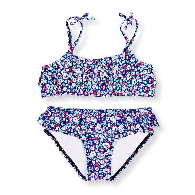 China 2021 Children's Lovely Breathable Swimwear Swimwear For Girls Summer Bikini Sets Two Piece Swimsuit For Kids for sale