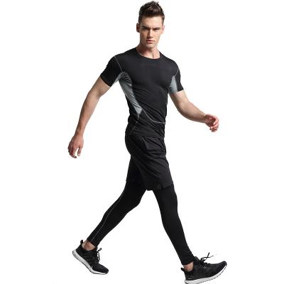 China Pants Two Piece Set Gym Sports Tracksuit Mens Shorts Sets In Training Suits Jogging Wear for sale