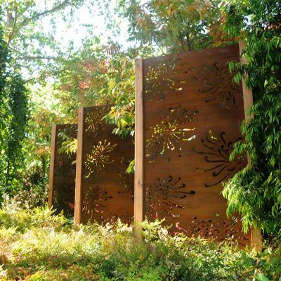 China CLASSIC Decorative Outdoor Metal Screen Laser Cut Outdoor Privacy Panels for sale