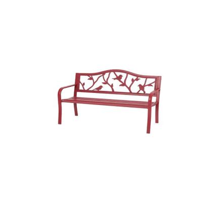 China Custom Modern Green Outdoor Outdoor Modern Table Bench Metal Garden Bench Bench Art Furniture for sale