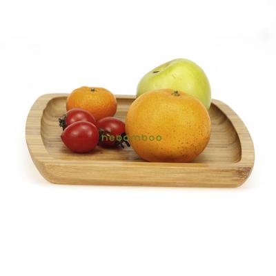 China Viable Factory Direct Bamboo Wooden Kitchen Tool Snack Serving Dish for sale