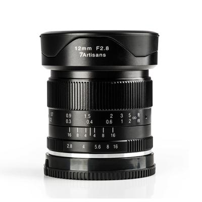 China 7 Craftsmen 12mm f2.8 Ultra Wide Angle Single Lens For E-mount - M FX Mount For 12mm f2.8 Camera for sale