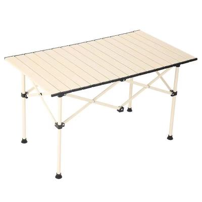 China Wholesale Outdoor Folding Camping Table Set Picnic Table Set Camping Egg Roll Portable Easy-carry Table And Chairs Equipment for sale