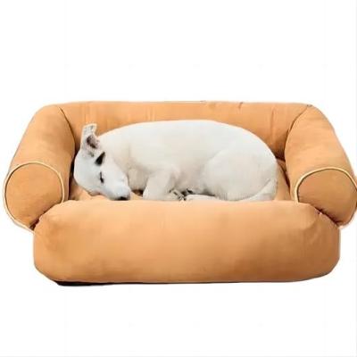 China Travel Sell Well Large Dog Sofa Bed Indoor Breathable Cat Beds Luxury Pet Bedroom Orthopedic Dog Bed for sale