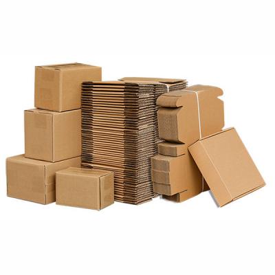 China Disposable No Printing 5 Ply Wall Double Flute AB Corrugated Pacakaign Cardboard Mailing Box for sale