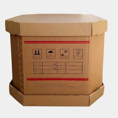 China Recyclable Customize Size And Logo 7 Ply 9 Ply Tripple Wall Corrugated Machine Furniture Boxing Cardboard for sale