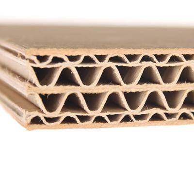 China Recycled Materials Single Triple Double Wall Corrugated Honeycomb Cardboard Panel for sale