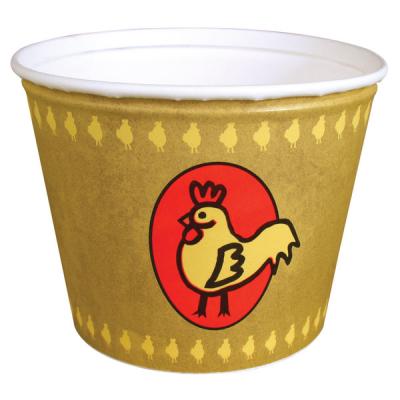 China DOUBLE WALL Food Crafts Paper Salad Bucket Cup To Go Hot Bowl 8oz 16oz 26oz 32oz for sale