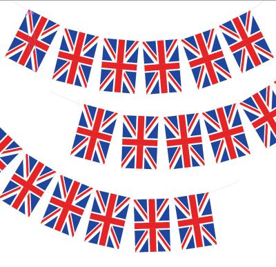 China High-quality New cross-border Union Jack hung decorated bunting Union Jack celebration party decorated National Day pennant banner for sale