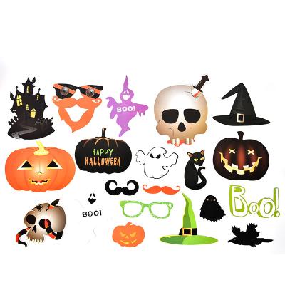 China Popular Halloween party photo props Hot pumpkin witch hat holiday photo decoration props for sale