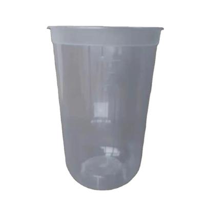 China 500ml Bubble Boba Tea U Shape Plastic Cup for Milk Shake Smoothie and Other Beverages for sale