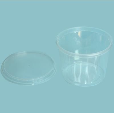 China 130g PP Clear Cup Single Wall Injection Molding com tampa ecológica e reciclável à venda