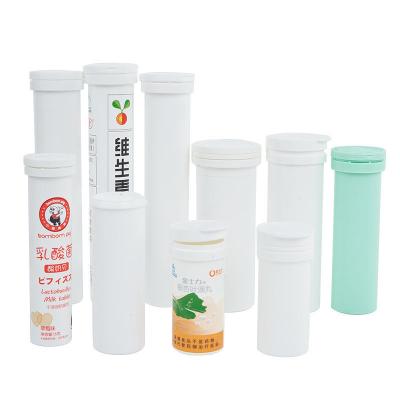 China Op maat gemaakte PP effervescent multivitamine tablet tube matte afwerking vloeistof vervangende fles OEM Te koop