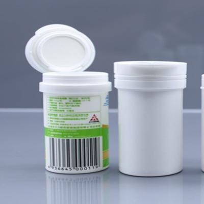 China 48 mm hohe Flip-Top-Deckel mit Trocknungsmittel-Food-Grade PP-Plastik Efferveszente Tablettenröhren zu verkaufen