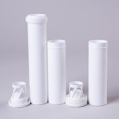 China Food Grade PP Customized Printing Effervescent Tablet Tube for Vitamin C Packaging for sale