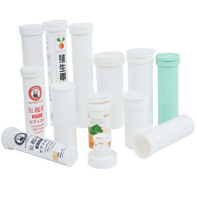 China Eco Friendly Effervescent Tablet Tube with PP Plastic Type and 6 Colors MAX Print Color for sale