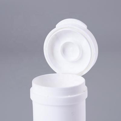 China Effervescent Tablet Verpakking Op maat gemaakte druk Flip Top Deksel Design en 6 kleuren druk voor effervescent tabletten Te koop