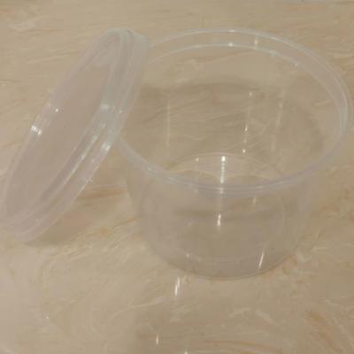 China 500ml Empty PP Cup For The Packaging Of Yogurt, Ice Cream With Lids Injection Molding for sale