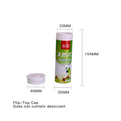 China Tamper-evident Seal Customizable Printing Effervescent Tablet Packaging For Lozenges for sale