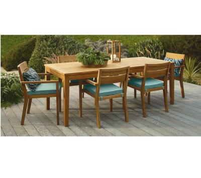 China Outdoor Teak Patio Furniture Modern Outdoor Teak Dining Table Outdoor Teak Tables for sale