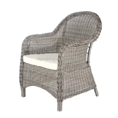 China Leisure Style Modern Simple Home And Outdoor Furniture Single Seat Wicker Sofa Arm Chair for sale