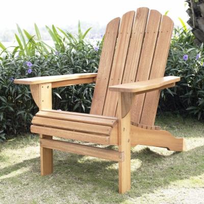 China American style modern high quality outdoor balcony natural wood adirondack chair for sale