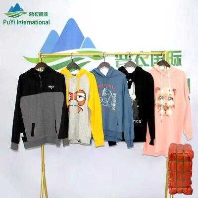 China Polyester Credence Winter Used Mens Hoody Second Hand Clothing / Cotton Clothing for sale