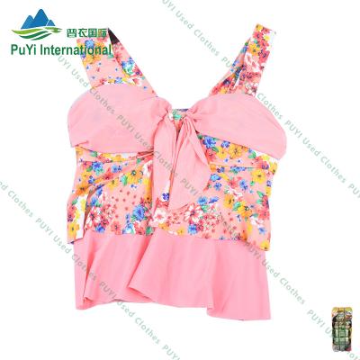 China Polyester/Cotton Summer Swimwear Used Clothes Occasion Wear Used Kid Clothes For Kids for sale